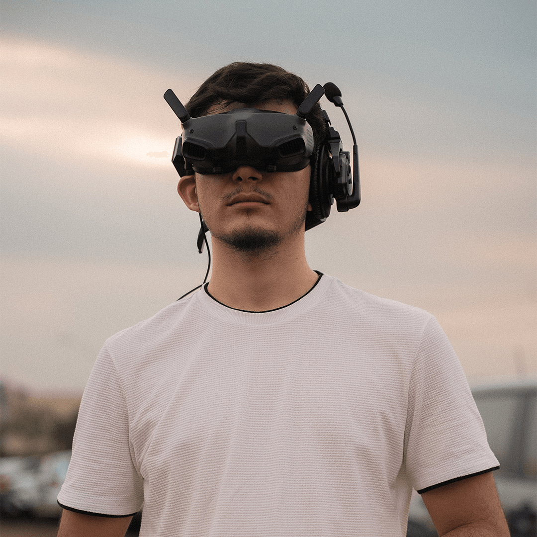 Gabriel, piloto de drones FPV